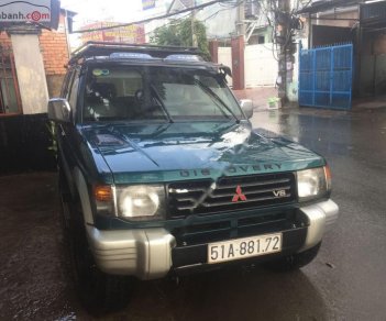 Mitsubishi Pajero 2.4 2002 - Bán Mitsubishi Pajero 2.4 sản xuất năm 2002, màu xanh lam số sàn, giá chỉ 140 triệu