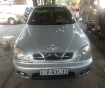 Daewoo Lanos 2002 - Bán Daewoo Lanos sản xuất năm 2002, màu bạc, xe nhập