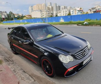 Mercedes-Benz C class C180 2003 - Bán Mercedes C180 đời 2003, màu đen độ body sport