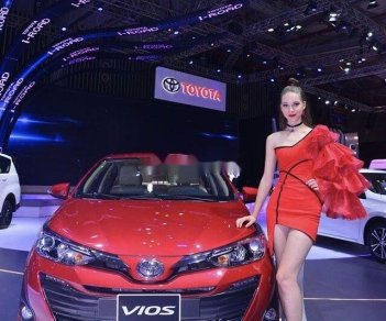 Toyota Vios 2019 - Bán Toyota Vios đời 2019, màu đỏ xe nội thất đẹp