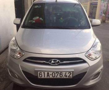 Hyundai Grand i10 1.1 MT 2012 - Bán Hyundai Grand i10 1.1 MT đời 2012, màu bạc, nhập khẩu nguyên chiếc