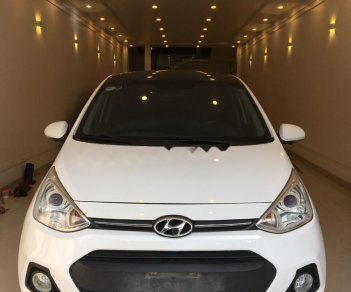 Hyundai Grand i10   1.2 AT 2014 - Cần bán lại xe Hyundai Grand i10 1.2 AT đời 2014, màu trắng, nhập khẩu nguyên chiếc