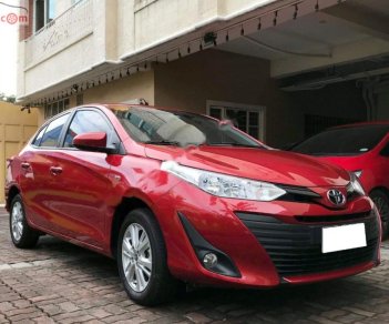 Toyota Vios   2019 - Bán Toyota Vios 1.5E CVT năm 2019, màu đỏ, xe gia đình, giá tốt