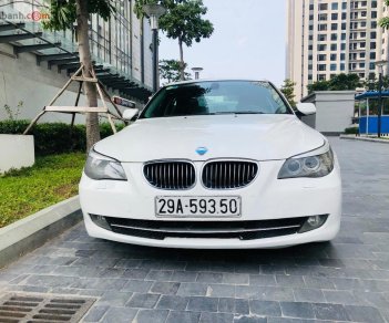 BMW 5 Series 2009 - Cần bán BMW 5 series 523i 2009, màu trắng, nhập khẩu nguyên chiếc