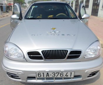 Daewoo Lanos 2003 - Bán Daewoo Lanos 1.5MT đời 2003, màu bạc chính chủ