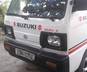 Suzuki Super Carry Van 2001 - Cần bán xe Suzuki Super Carry Van đời 2001, màu trắng xe máy nổ êm