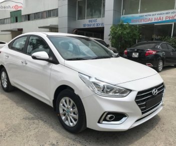 Hyundai Accent 1.4 AT 2019 - Bán xe Hyundai Accent 1.4 AT 2019, màu trắng giá cạnh tranh