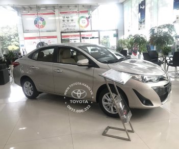 Toyota Vios 1.5G 2020 - Bán ô tô Toyota Vios 1.5G 2020, màu vàng, giá siêu tốt 