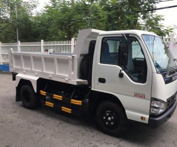 Isuzu QKR 2021 - Thùng ben 2.5m3 - KM máy lạnh, 12 phiếu bảo dưỡng, radio MP3