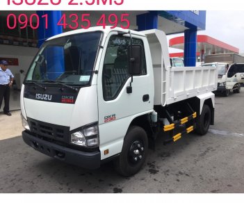 Isuzu QKR 2021 - Thùng ben 2.5m3 - KM máy lạnh, 12 phiếu bảo dưỡng, radio MP3