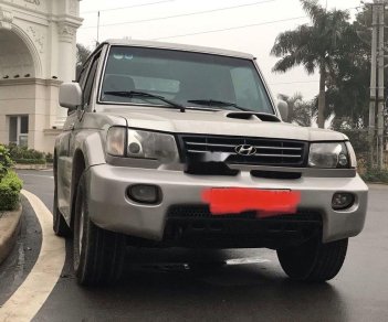 Hyundai Galloper   2003 - Cần bán Hyundai Galloper sản xuất 2003, màu bạc, nhập khẩu nguyên chiếc