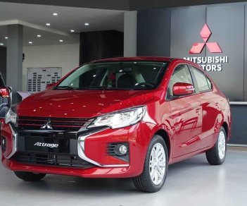 Mitsubishi Attrage 1.2 CVT 2020 - Xe mới ra mắt - Giá siêu hấp dẫn: Mitsubishi Attrage 1.2 CVT đời 2020, màu đỏ