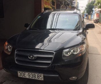 Hyundai Santa Fe   2009 - Cần bán lại xe Hyundai Santa Fe năm 2009, màu đen, nhập khẩu số sàn, giá tốt