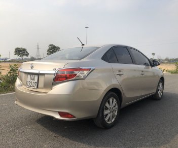 Toyota Vios G 2014 - Cần bán lại xe Toyota Vios G sản xuất 2014, màu vàng cát, xe chính chủ