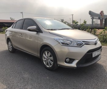 Toyota Vios G 2014 - Cần bán lại xe Toyota Vios G sản xuất 2014, màu vàng cát, xe chính chủ