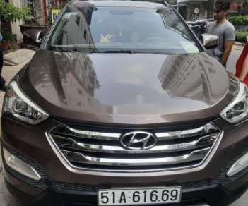 Hyundai Santa Fe   2013 - Bán xe Hyundai Santa Fe 2013, màu nâu, nhập khẩu, giá 780tr