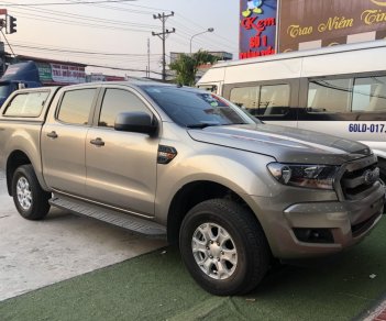 Ford Ranger XLS AT 2017 - Bán xe Ford Ranger XLS AT sản xuất 2017, màu vàng cát, giá rẻ