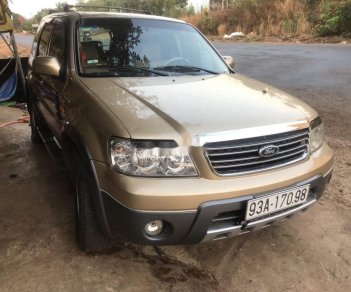 Ford Escape   2004 - Bán Ford Escape đời 2004, màu ghi vàng, nhập khẩu nguyên chiếc xe gia đình