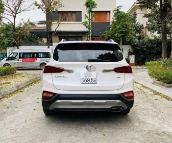 Hyundai Santa Fe 2019 - Cần bán gấp Hyundai Santa Fe sản xuất năm 2019, màu trắng