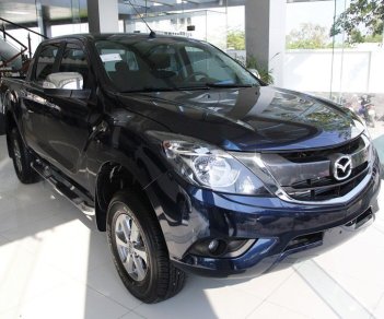 Mazda BT 50 Deluxe 2018 - Bán Mazda BT 50 Deluxe sản xuất năm 2018, màu xanh lam, nhập khẩu nguyên chiếc