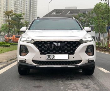 Hyundai Santa Fe   2018 - Cần bán lại xe Hyundai Santa Fe sản xuất 2018, màu trắng, chính chủ