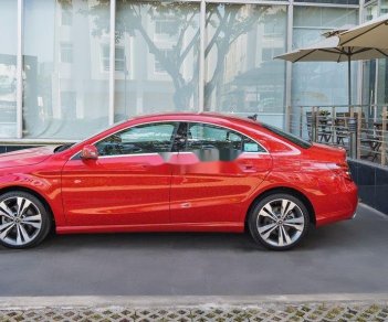 Mercedes-Benz CLA class   2018 - Cần bán xe Mercedes CLA200 sản xuất 2018, màu đỏ, nhập khẩu