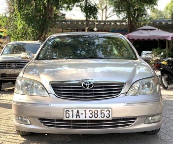 Toyota Camry   2004 - Cần bán xe Toyota Camry 2004, màu bạc, giá 350tr