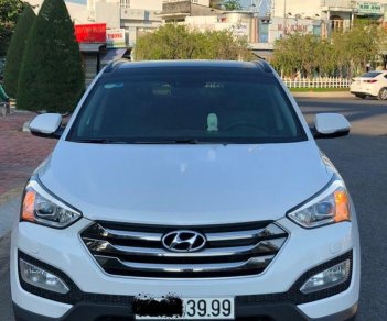 Hyundai Santa Fe 2015 - Bán Hyundai Santa Fe 2.2 AWD CRDi năm 2015, màu trắng giá cạnh tranh