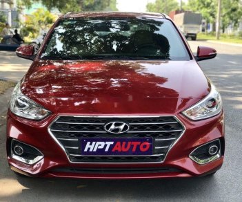 Hyundai Accent 2019 - Bán Hyundai Accent AT sản xuất năm 2019, màu đỏ, giá tốt