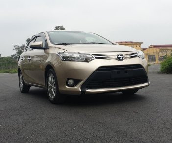 Toyota Vios 2017 - Bán Toyota Vios bản E đời 2017, màu kem (be), giá rẻ 