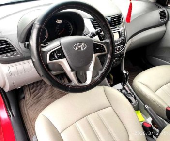 Hyundai Accent 2014 - Bán xe Hyundai Accent AT sản xuất 2014, màu đỏ, xe nhập số tự động