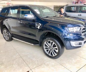 Ford Everest   2020 - Bán Ford Everest Titanium 2.0L 4x2 AT 2020, màu xanh, xe nhập