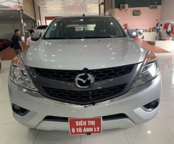 Mazda BT 50   2015 - Bán Mazda BT 50 2.2L 4x4 MT đời 2015, màu bạc, xe nhập 