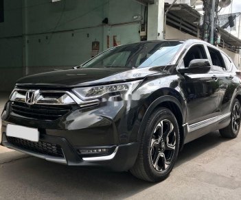 Honda CR V 2018 - Bán Honda CR V 1.5L năm 2018 còn mới giá cạnh tranh, màu xanh đen