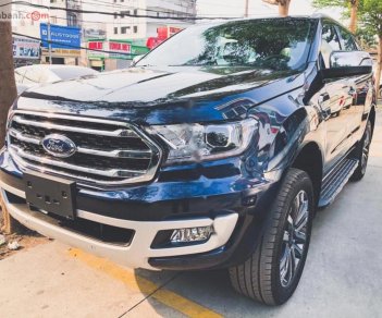 Ford Everest   2020 - Bán Ford Everest Titanium 2.0L 4x2 AT 2020, màu xanh lam, xe nhập