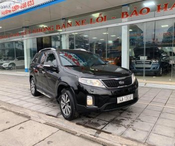 Kia Sorento   2014 - Bán xe cũ Kia Sorento GAT 2.4L 2WD đời 2014, màu đen