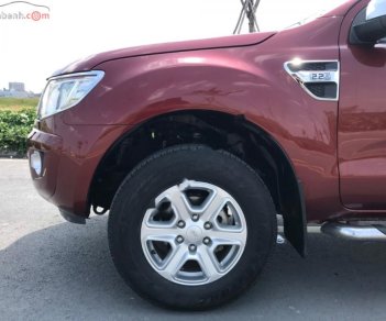 Ford Ranger   2014 - Bán Ford Ranger XLT 2.2L 4x4 MT đời 2014, màu đỏ, nhập khẩu 