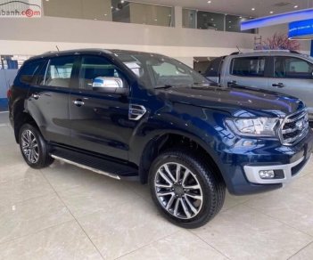 Ford Everest   2020 - Bán Ford Everest Titanium 2.0L 4x2 AT 2020, màu xanh lam, nhập khẩu 