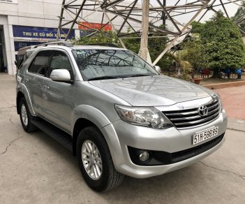 Toyota Fortuner 2.7V 2012 - Bán Toyota Fortuner 2.7V đời 2012, màu bạc, giá tốt nhất hệ thống