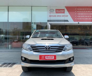 Toyota Fortuner 2.4G  2014 - Cần bán gấp Toyota Fortuner 2.4G sản xuất 2014, màu bạc, xe cũ chính hãng