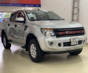 Ford Ranger   2014 - Cần bán Ford Ranger 2014, màu bạc, nhập khẩ 