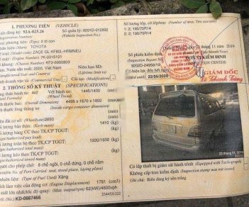 Toyota Zace   2000 - Bán Toyota Zace 2000, màu bạc, giá chỉ 125 triệu