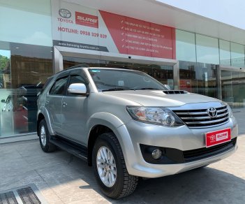 Toyota Fortuner 2.4G  2014 - Cần bán gấp Toyota Fortuner 2.4G sản xuất 2014, màu bạc, xe cũ chính hãng