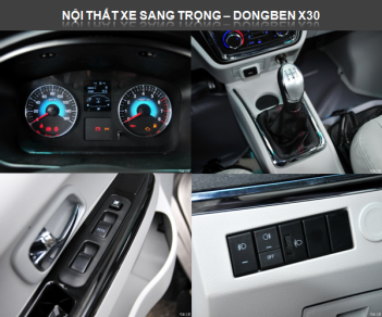 Cửu Long   2020 - Xe bán tải Dongben X30 được phép di chuyển trong thành phố 24/24 _ trọng tải 930kg