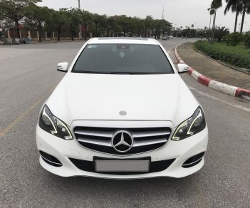 Mercedes-Benz E250 2015 - Mercedes E250 2015 màu trắng, nội thất nâu sang trọng, chủ xe bảo dưỡng định kỳ thường xuyên