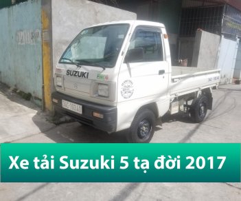 Suzuki Supper Carry Truck 2017 - Xe tải 5 tạ cũ Suzuki thùng lửng đời 2017 tại Hải Phòng