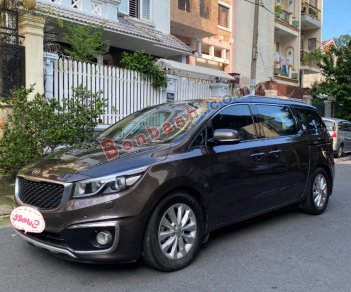 Kia Sedona   3.3L GATH  2015 - Bán xe Kia Sedona 3.3L GATH đời 2015, màu nâu, nhập khẩu  