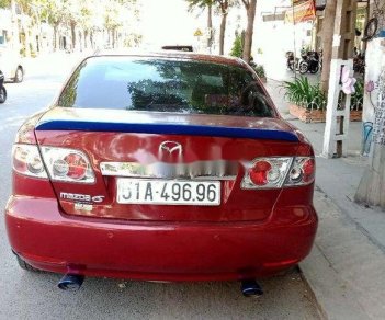 Mazda 6   2004 - Cần bán gấp Mazda 6 đời 2004, màu đỏ, nhập khẩu 