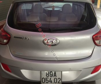 Hyundai Grand i10  1.0 MT  2015 - Cần bán lại xe Hyundai Grand i10 1.0 MT năm 2015, màu bạc, nhập khẩu giá cạnh tranh