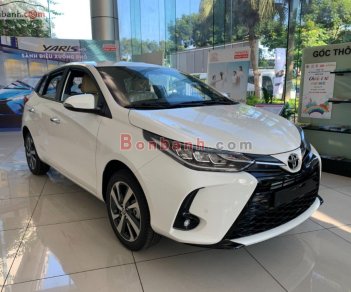 Toyota Yaris   G 1.5 AT  2021 - Bán Toyota Yaris G 1.5 AT đời 2021, màu trắng, xe nhập